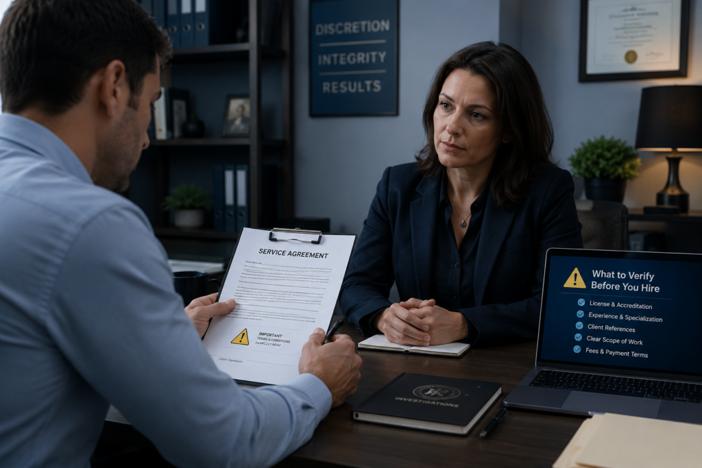 cómo contratar un detective privado confiable en Colombia.