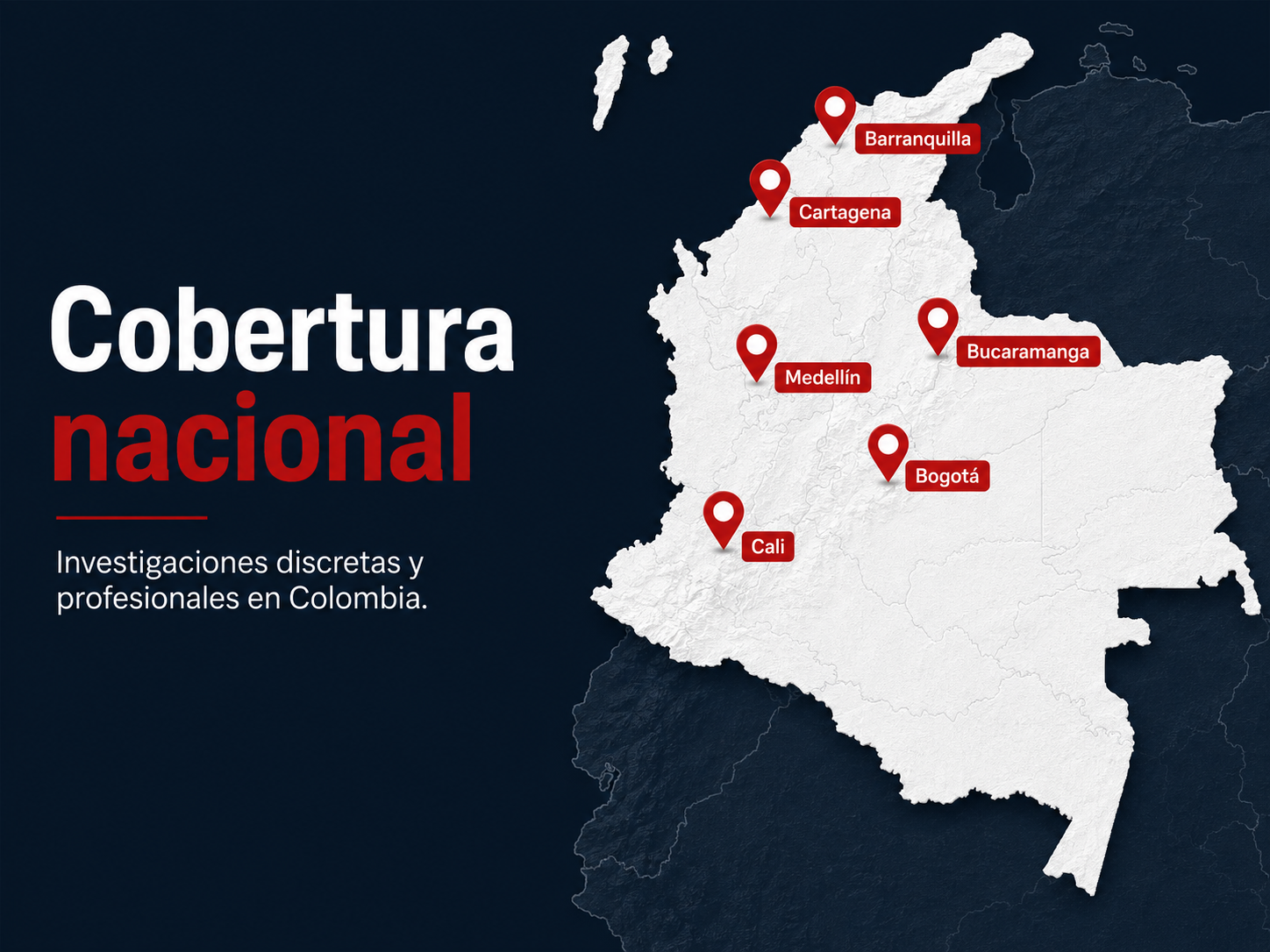 detectives privados en Colombia con cobertura nacional.