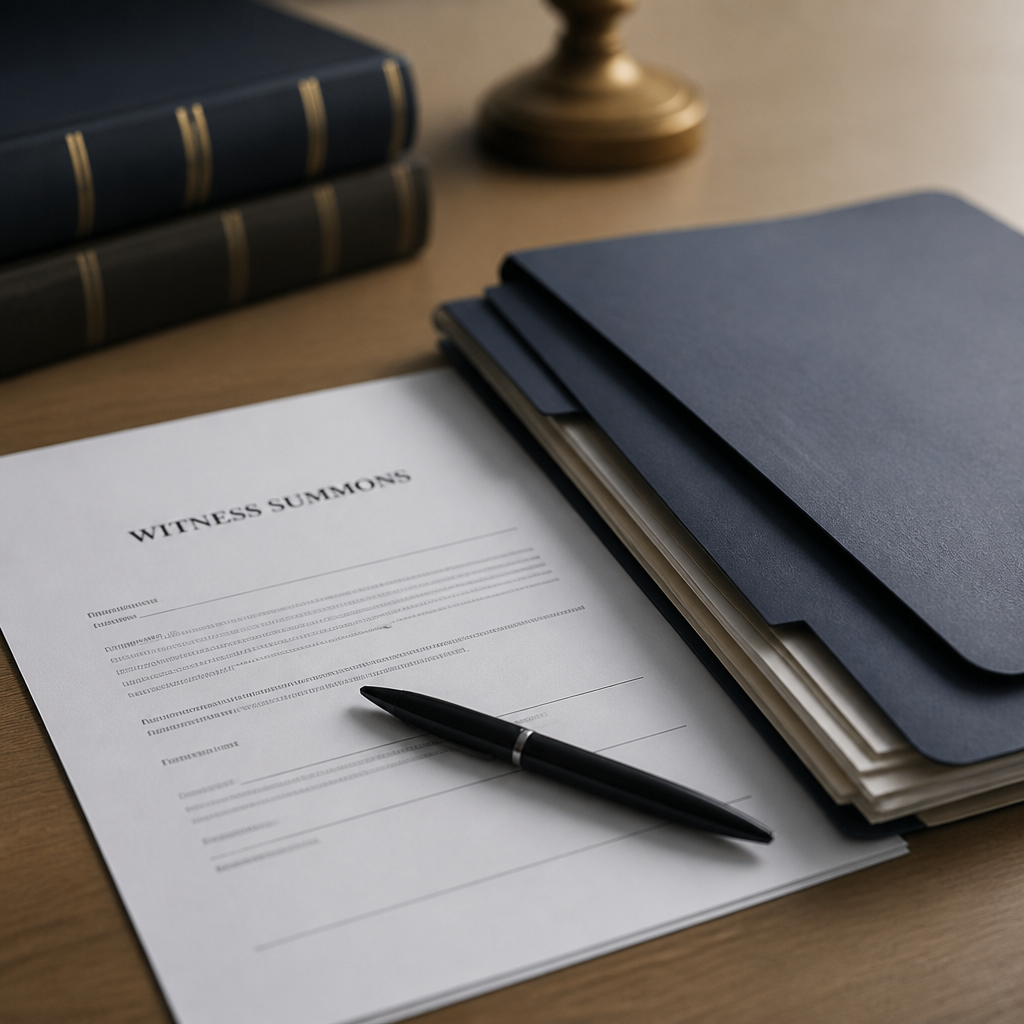 Localización de testigo para proceso judicial en Colombia