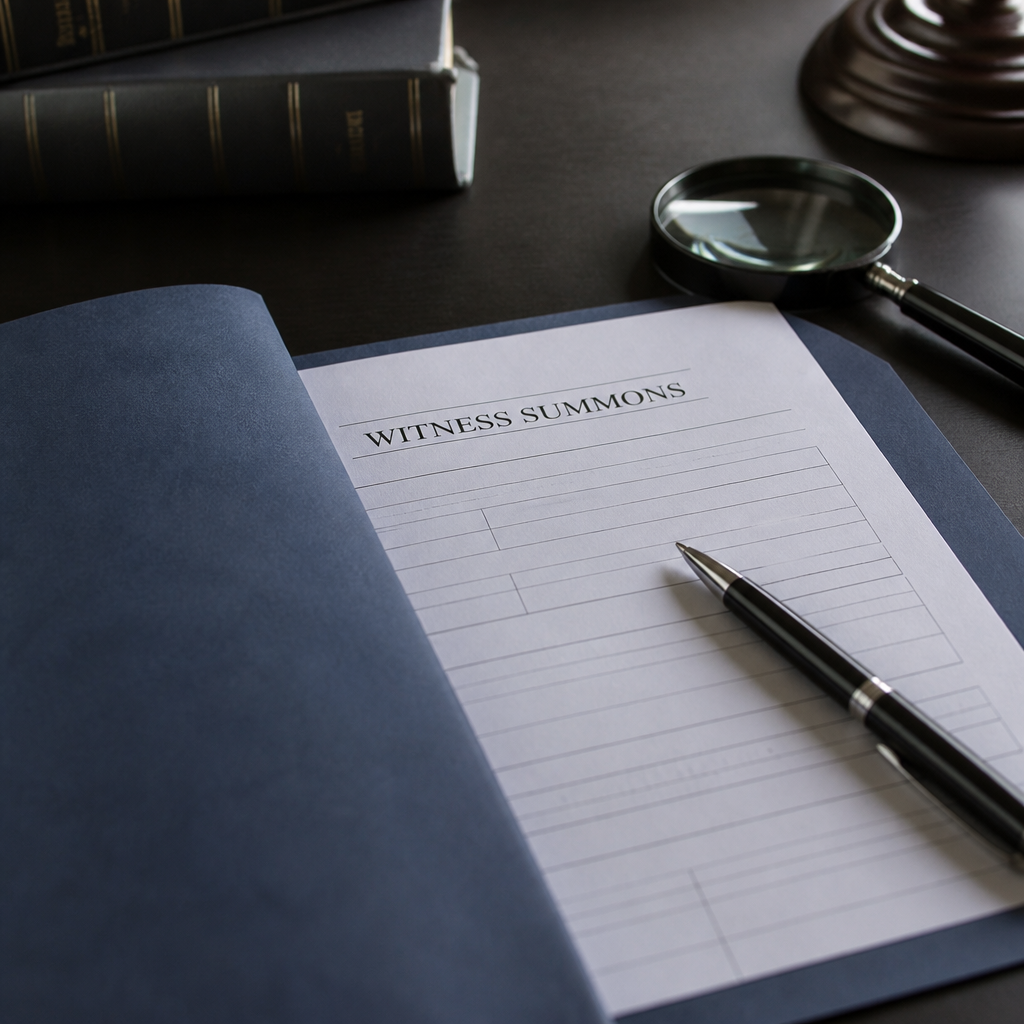 Localización de testigo para proceso penal en Colombia